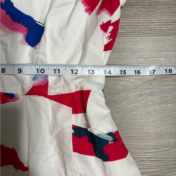 GAP Red and Blue Brushstroke Mini Dress - Picture 5 of 6